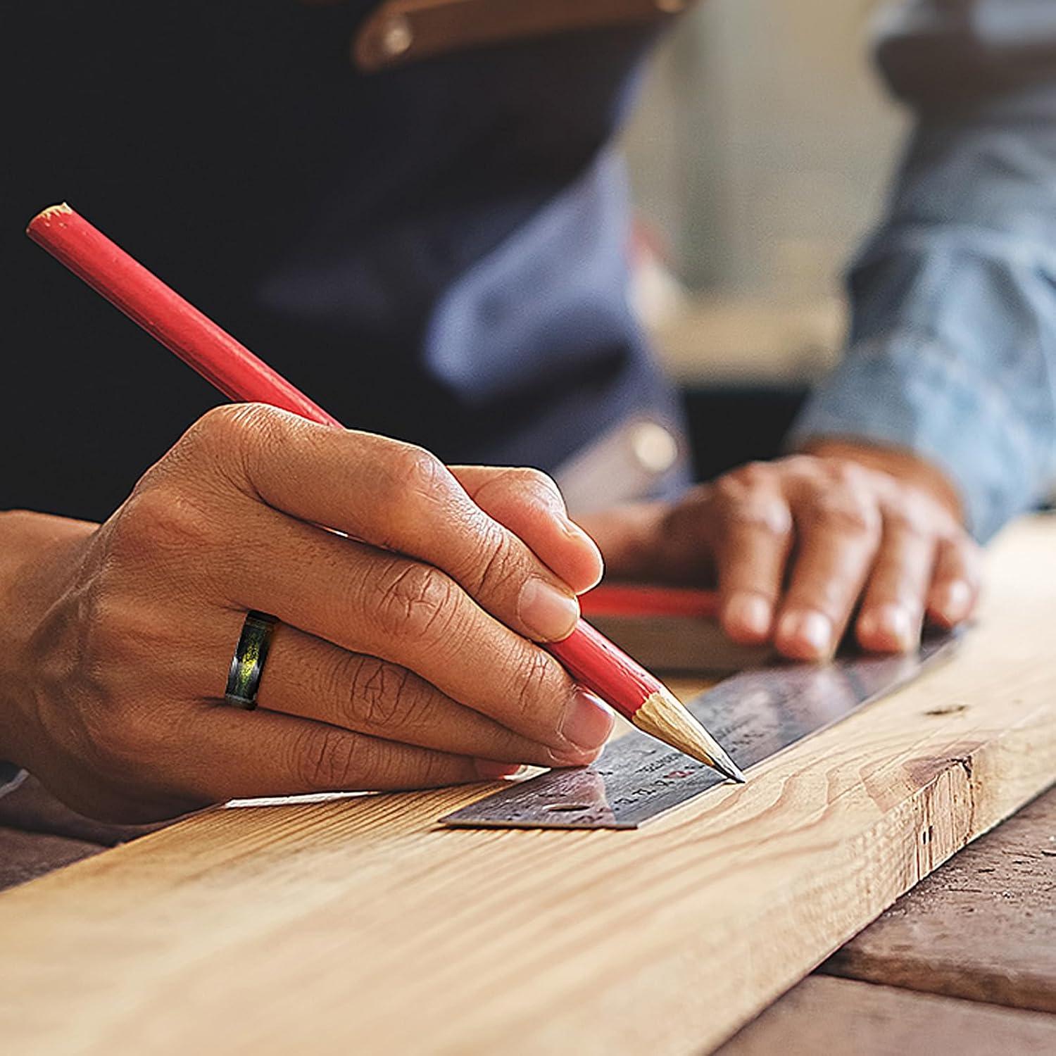 imageKing Will Mens Tungsten Wedding Band 6mm8mm Galaxy Style Sandstone Opal Inlay Polished Beveled Edge Unique Rings for Men Women Comfort Fit DurableBlackYellowGreen