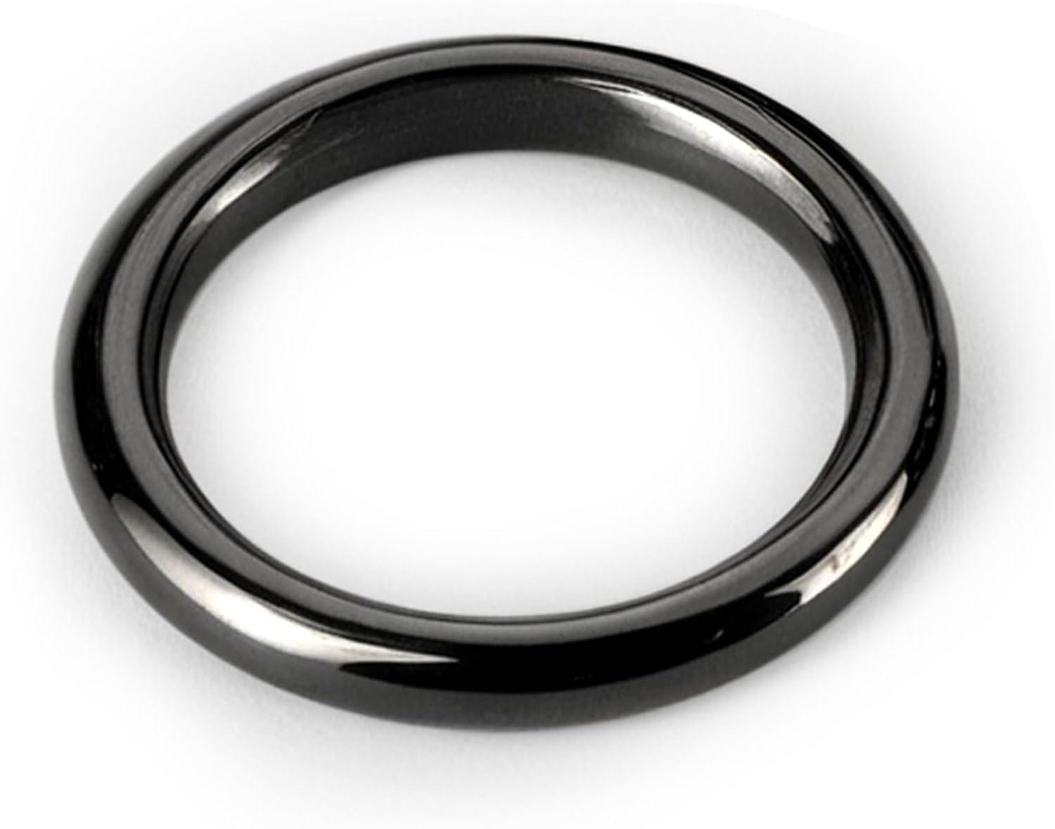 imageBodyBonita G23 Titanium 8G 10G 12G Septum Rings Jewelry Nose Hoops Clicker Ear Weights for Stretched Ear Piercing Jewelry 10mm 12mm 14mm Black SilverBlack