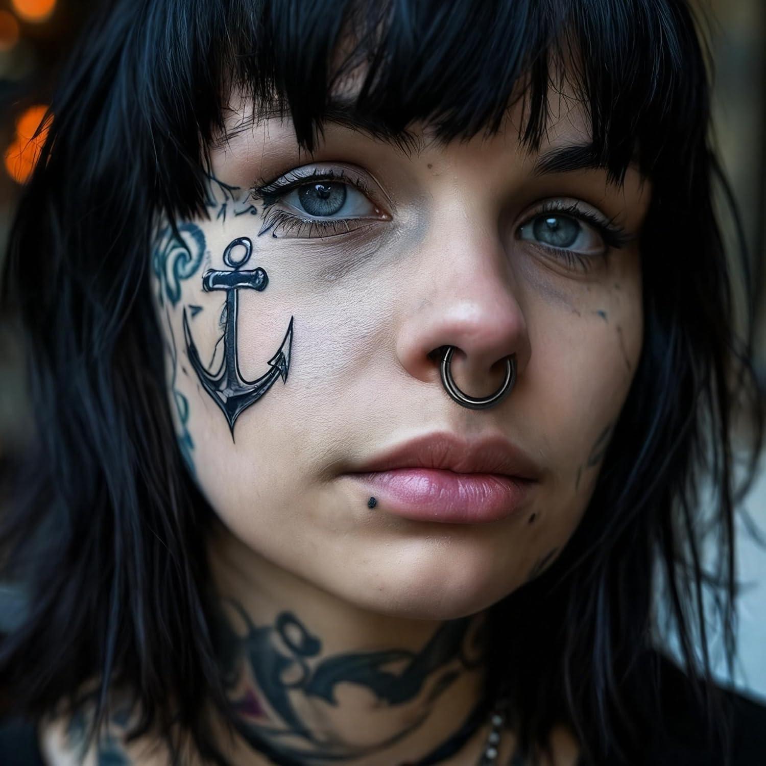 imageBodyBonita G23 Titanium 8G 10G 12G Septum Rings Jewelry Nose Hoops Clicker Ear Weights for Stretched Ear Piercing Jewelry 10mm 12mm 14mm Black SilverBlack