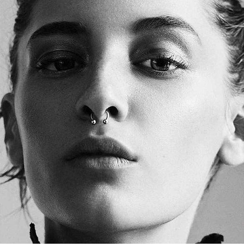 imageIncaton 20PCS 16G Surgical Steel Nose Septum Rings Piercing Jewelry Horseshoe Cartilage Helix Tragus Earring Hoop Eyebrow Lip Hoop Retainer for Women Men