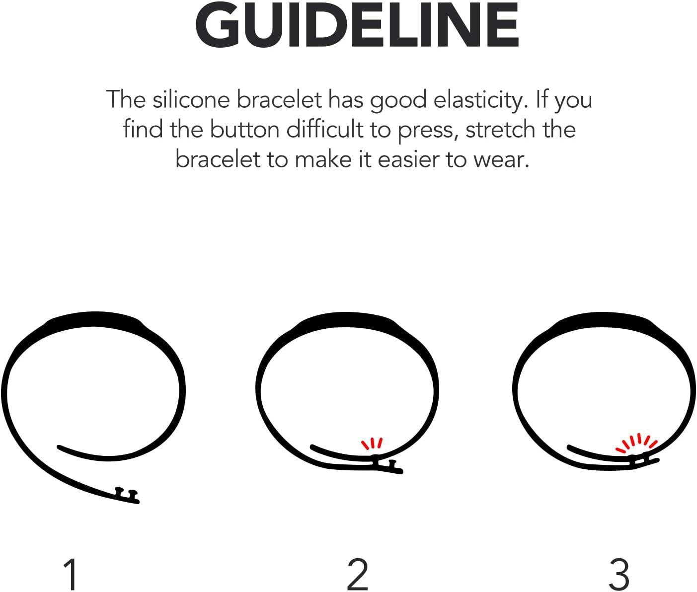 imageKing Will Adjustable Silicone Bracelet for Men 10quotquot Breathable Rubber Wristband Designed with LightingSquares BlackGreyBlack Honeycomb