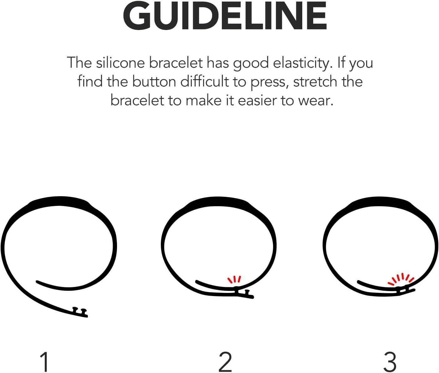 imageKing Will Adjustable Silicone Bracelet for Men 10quotquot Breathable Rubber Wristband Designed with LightingSquares BlackGreyGrey Squares