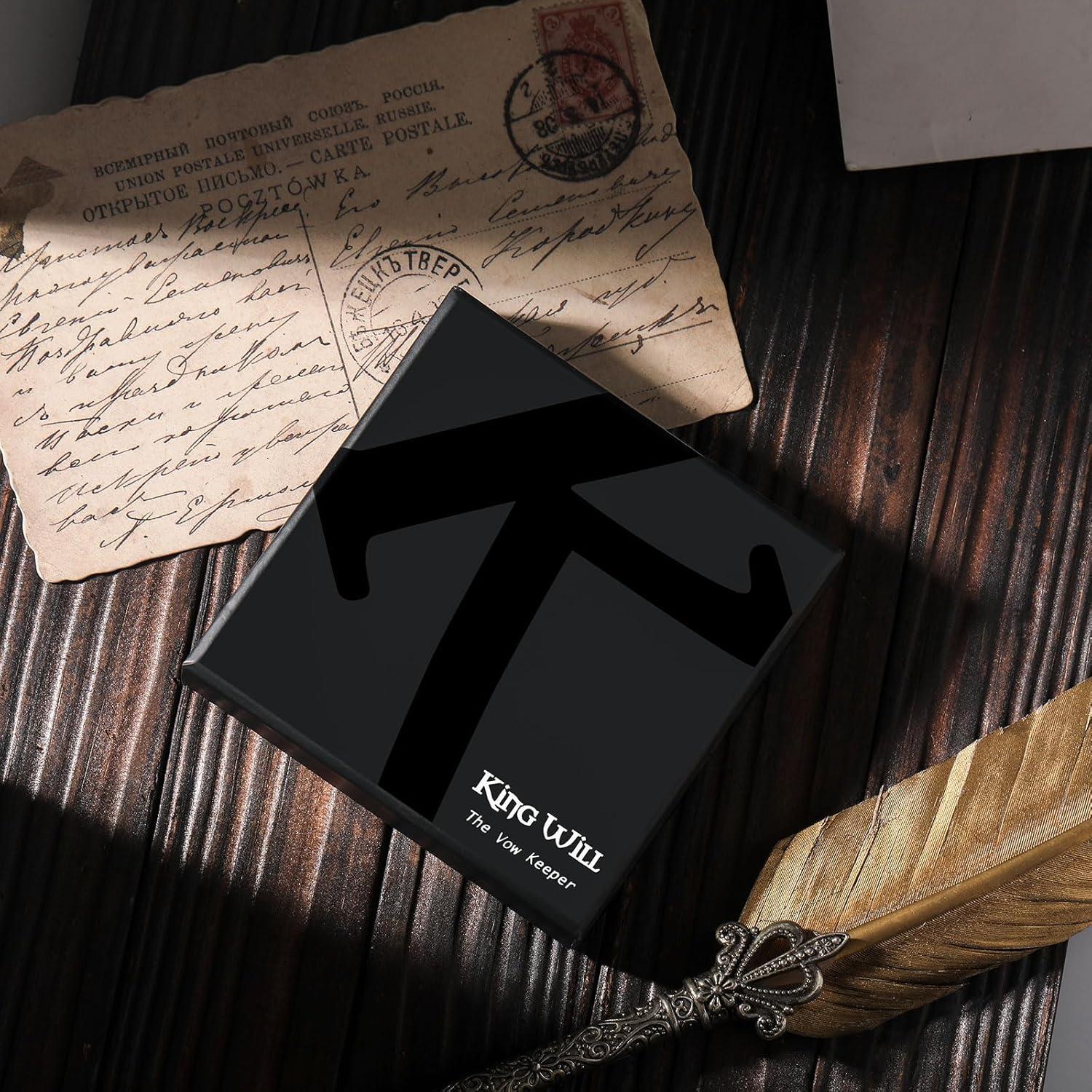 imageKing Will Adjustable Silicone Bracelet for Men 10quotquot Breathable Rubber Wristband Designed with LightingSquares BlackGreySilver