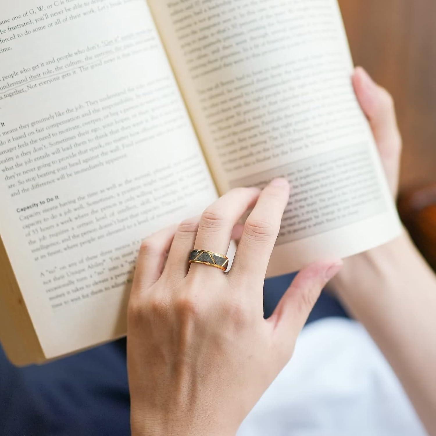 imageKing Will Hammer 8MM Mens Tungsten Ring BlackSilverGoldRose Gold Faceted Finish Tungsten Carbide Wedding Band Stripe Two Tone Rose GoldSilver Plating GrooveDgold silver groove