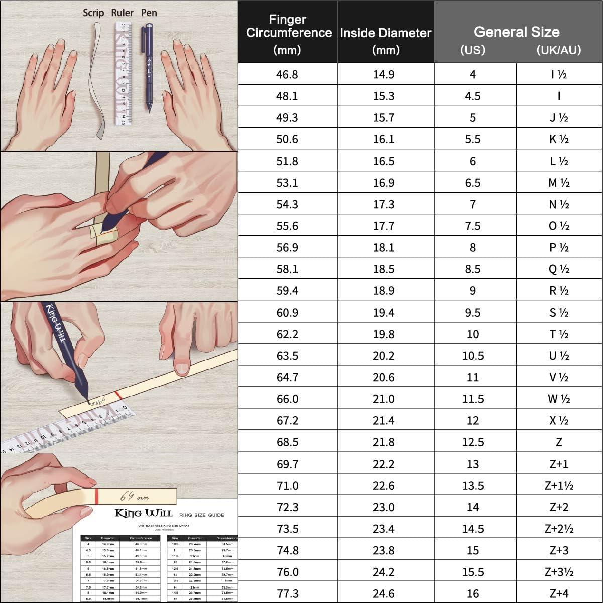 imageKing Will Mens Brushed Wedding Band Two Tone Matte Step EdgesPipe Cut Tungsten Carbide Anniversary Promise Rings Comfort FitBrownRose Gold8mm
