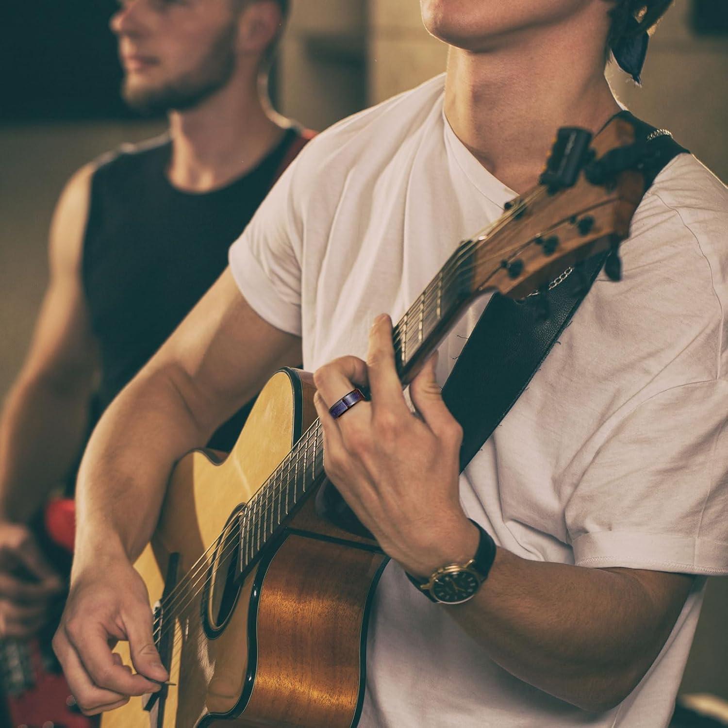 imageKing Will Mens Dragon Celtic Tungsten Ring 5678mm Widths Polished Beveled Edge Comfort Fit Carbide Wedding Band Promise Rings Size 416ABlackNavy Blue 8mm