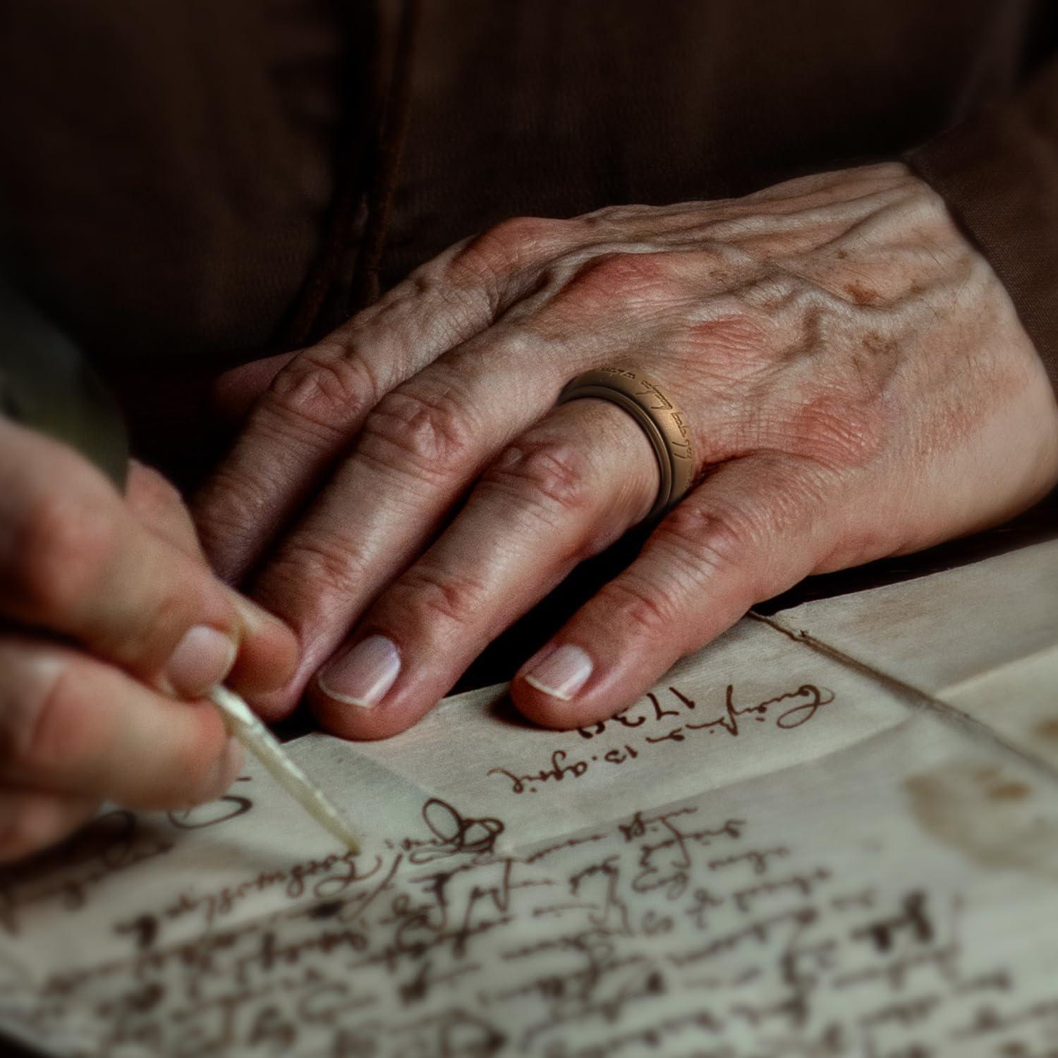 imageKing Will Silicone Wedding Band for Men8mm Width in BrownampampBlueampampOrangeampampGoldampampSliver Breathable Rubber Wedding Ring with Unique Pattern Design Comfort Fit Size 814Dark GreySilverBronze