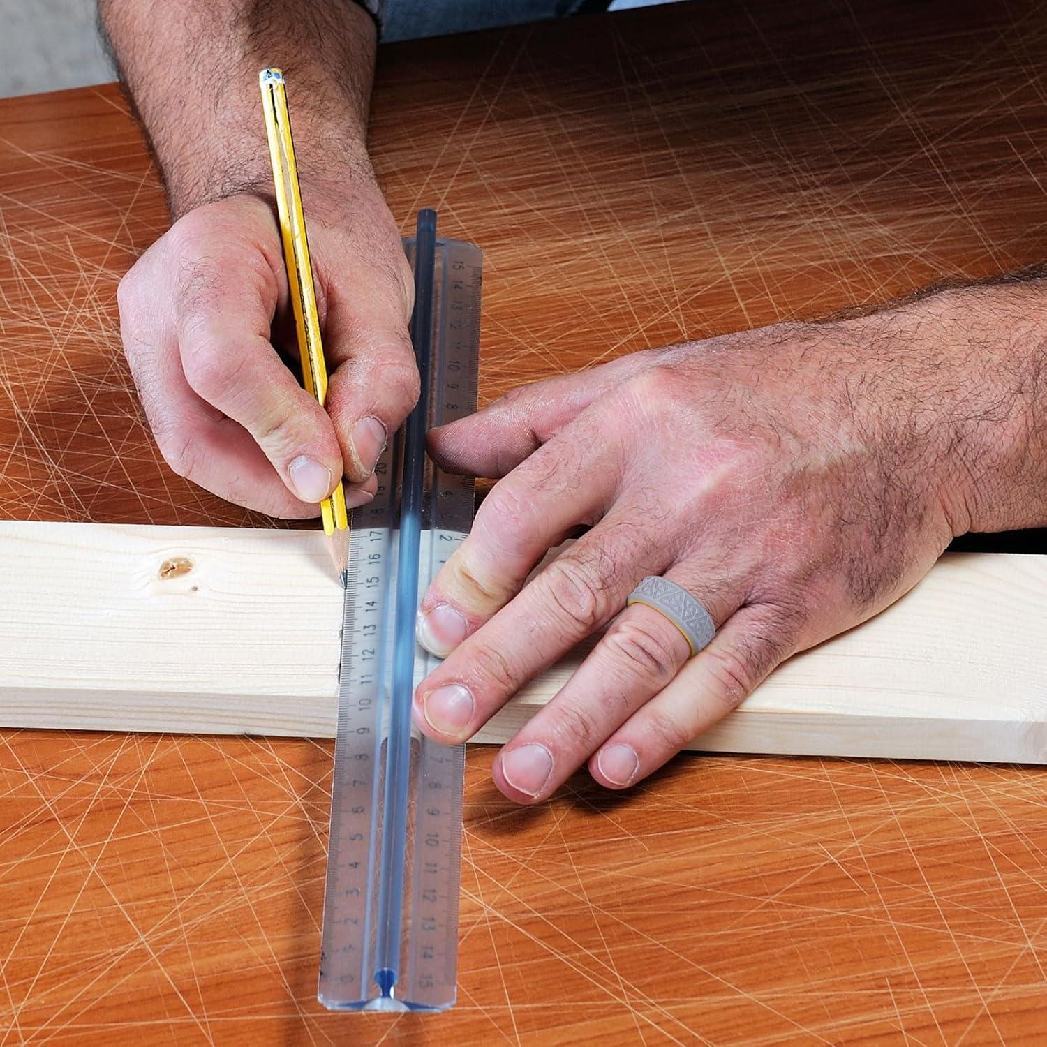 imageKing Will Silicone Wedding Rings For Men 4 Pack Rubber Wedding Bands with Celtic Knot Pattern 8mm Wide 22mm Thick Comfort Fit Size 13Gray Yellow