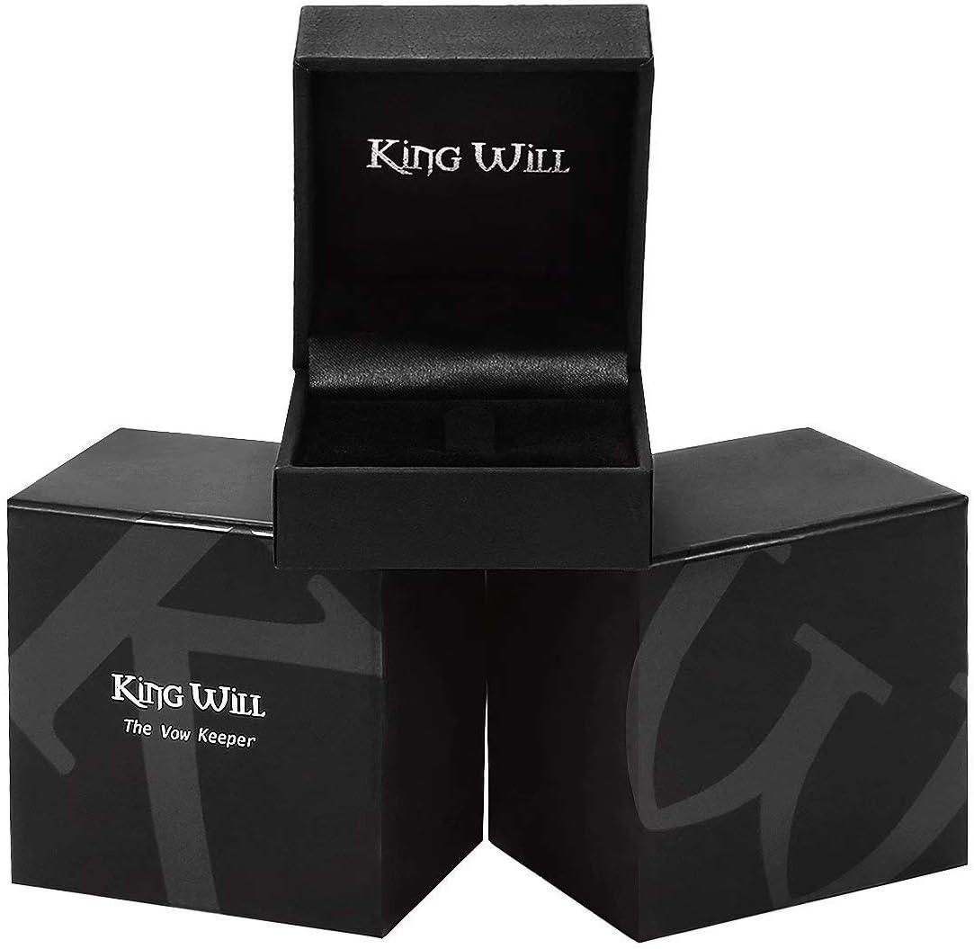 imageKing Will Titanium Wedding Band for Men 78mm BlackSilverGold Titanium Men Ring with KoaMaple Wood Inlay Wooden Wedding Ring for Men Women Comfort Fit Size 614ABlack Koa Wood