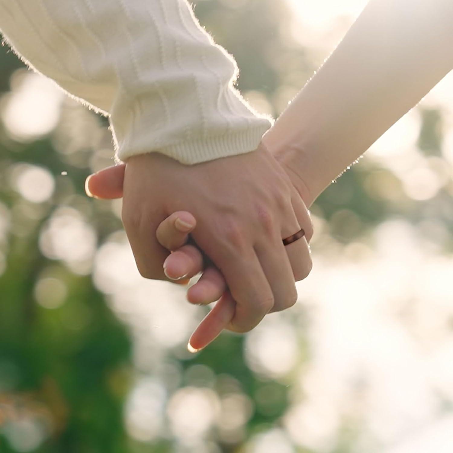 imageKing Will Wedding Band for Men Women 24678mm Domed Matte Brushed Tungsten Carbide Rings SolidDual Color Engagement Rings Comfort FitBrown6mm