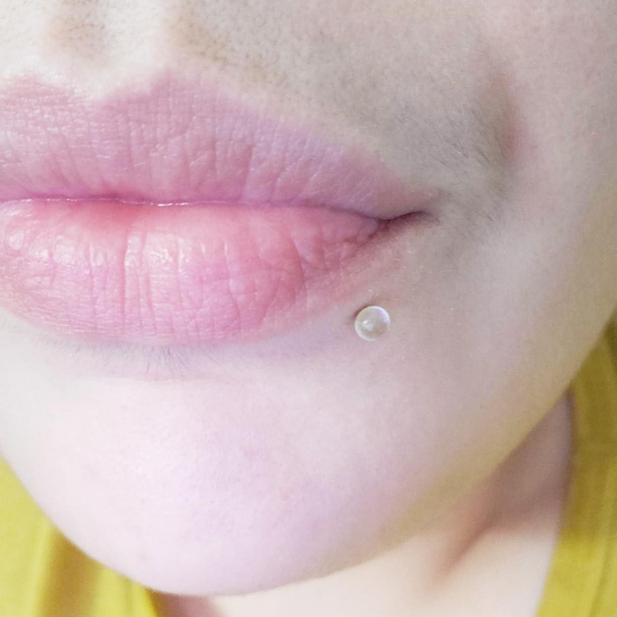 imageMayhoop 38pcs Clear Piercing Retainers for Surgery Bioflex Nose Rings Belly Rings Septum Eyebrow Lip Cartilage Tragus Earring Retainer Industrial Bar Plastic Piercing Jewelry for Work38PcsMix