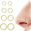 Gold - 18G (6mm-12mm) - 8PCs