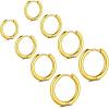 8PCS HOOPS GOLD