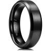 Black 7mm Beveled