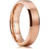 Rose Gold 6mm Beveled