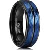 8mm Blue & Black - Groove