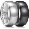 8mm 2PC-Silver & Gunmetal