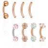 5#Rose gold 6mm