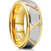 D-gold silver groove