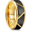D-gold black groove