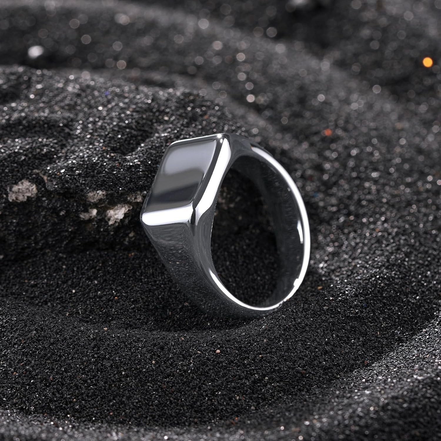 image:imageKing Will Tungsten Wedding Band for Men High Polished High Polished Comfort Fit Everyday WearSilver