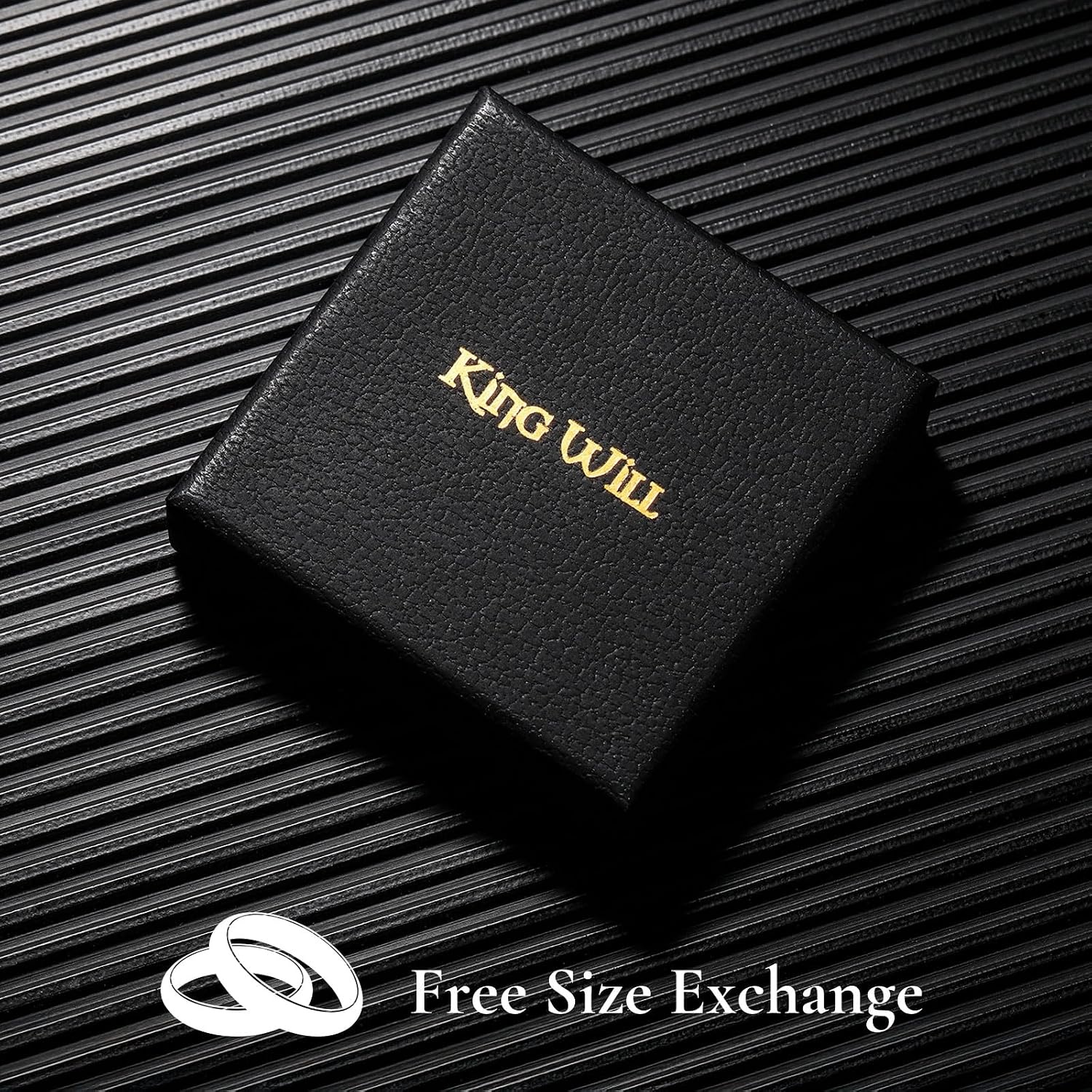 image:imageKing Will Premium All Carbon Fiber Wedding Band for Men Size 714BlackYellow
